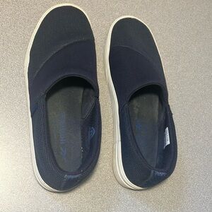 Reebok Women's Navy Slip-On Sneakers